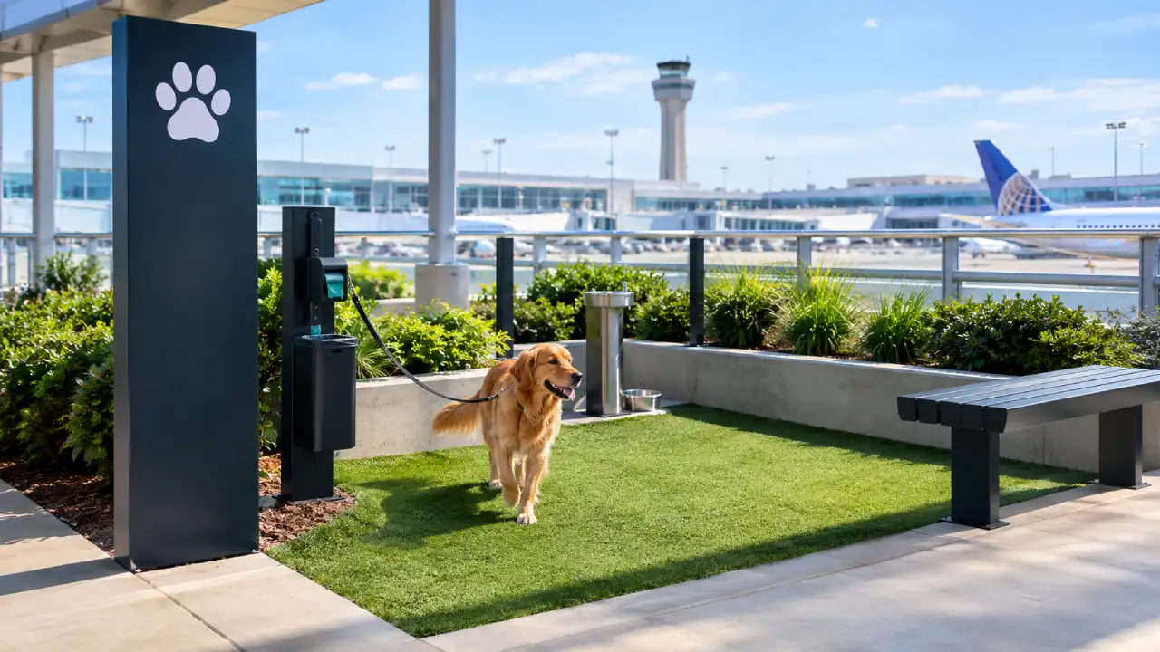 Charlotte Airport Pet Relief Areas