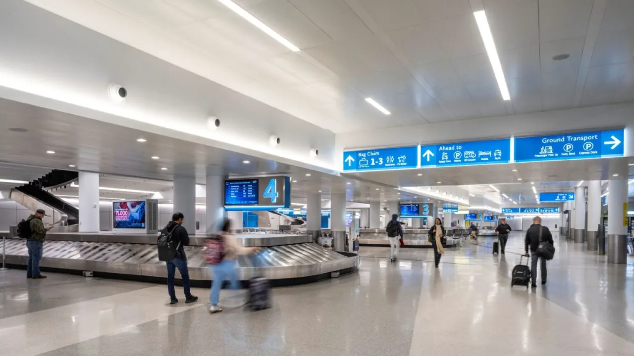 Location OF Charlotte Douglas Airport Baggage Claim Area