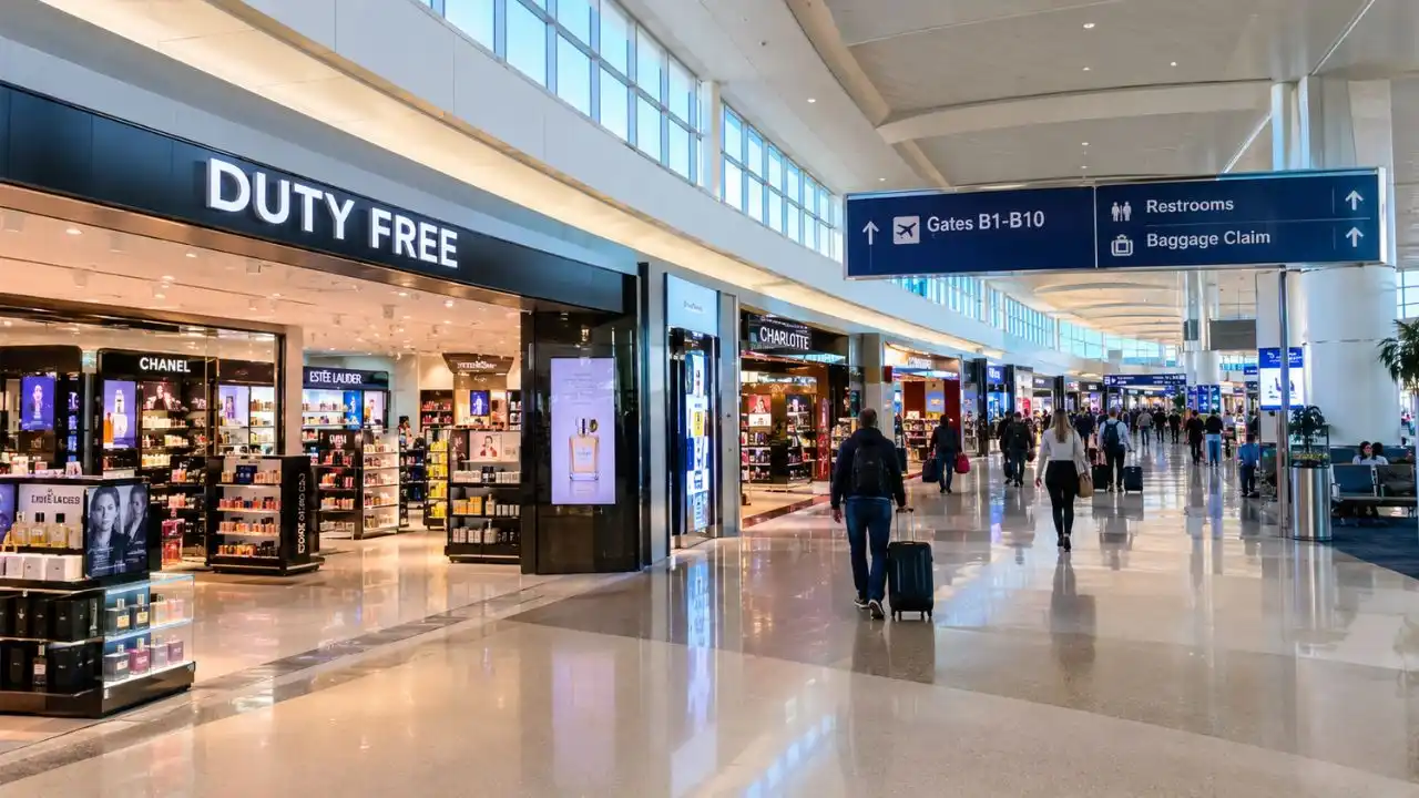 Charlotte Douglas International Airport (CLT) Shops and Duty-Free Stores