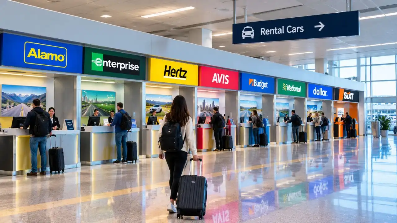 CLT Airport rental car companies and services